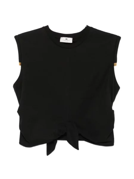 Tricou Elisabetta Franchi fără mâneci negru