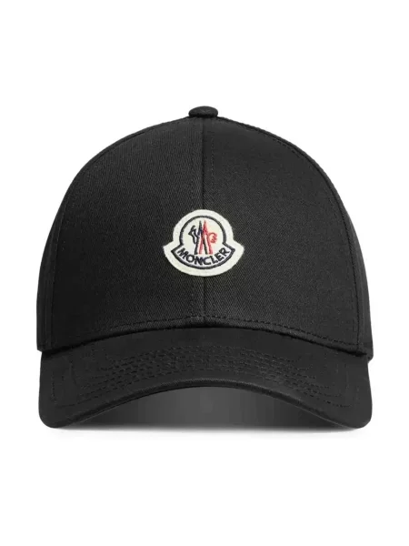 Czapka z daszkiem Moncler czarna