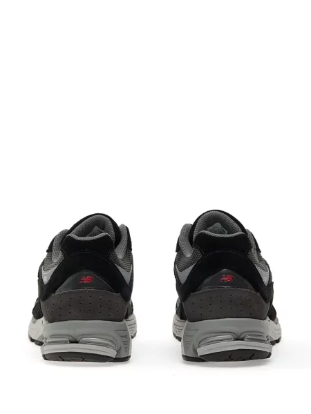 Велурени маратонки New Balance 530 с висока талия с принт сиво