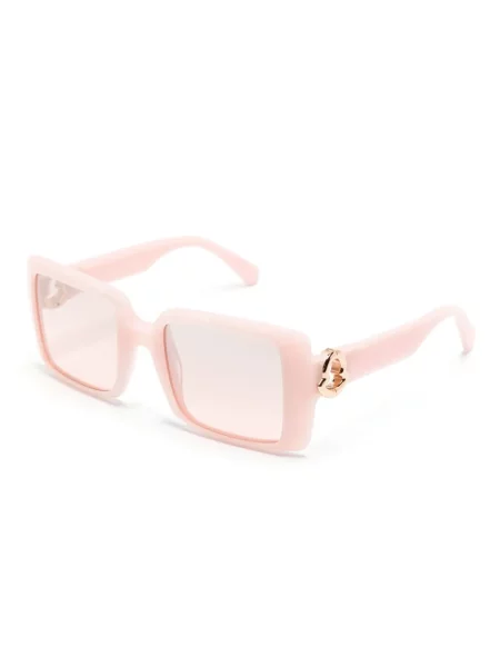 Saulės akiniai Moncler Eyewear rožinė