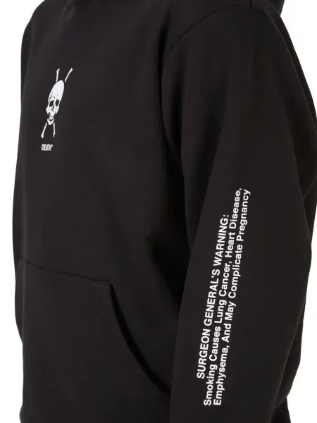 Hoodie Death Cigarettes με σχέδιο μαύρο
