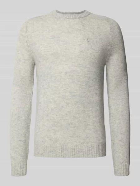 Sweter z dzianiny o kroju regular fit z czystej wełny Mcneal
