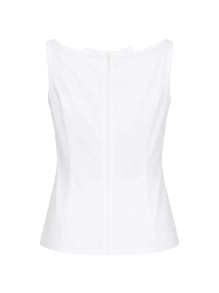 Tricou Shushu/tong cu volane alb