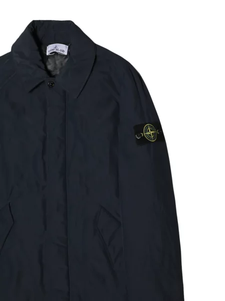 Palton Stone Island cu strasuri albastru