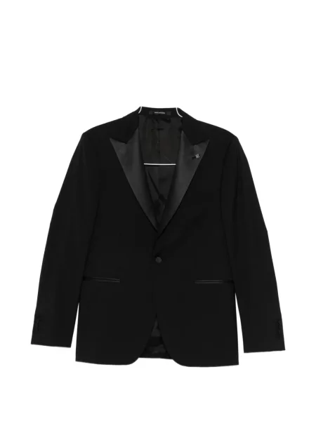 Oblekový oblek Tagliatore s klopou černý