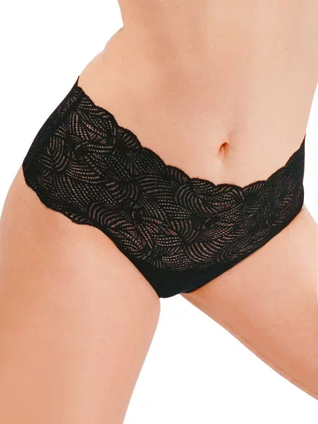 Кружевные трусики слипы чорні