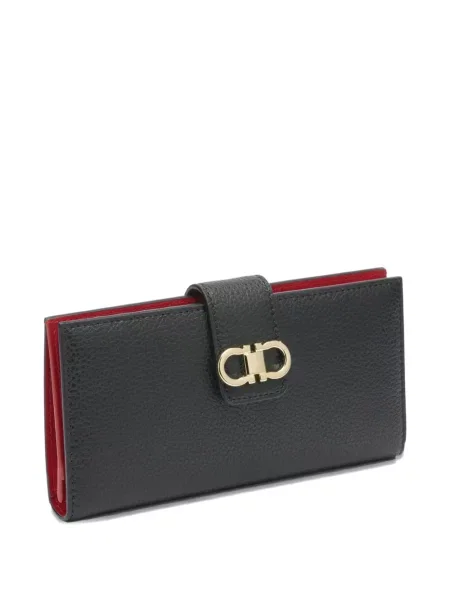 Portofel Ferragamo din piele negru