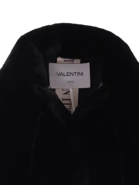 Geacă Valentini 1972 cu blană negru