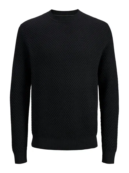 JACK & JONES Pulover JPRBLUBARKLEY' negru