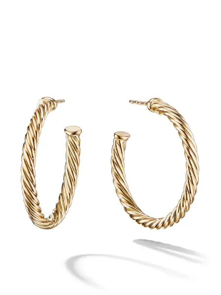 Cercei David Yurman galben