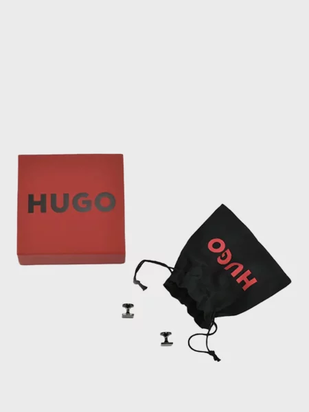Запонки Hugo черные