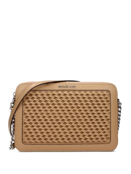 Bőr crossbody táska Michael Kors