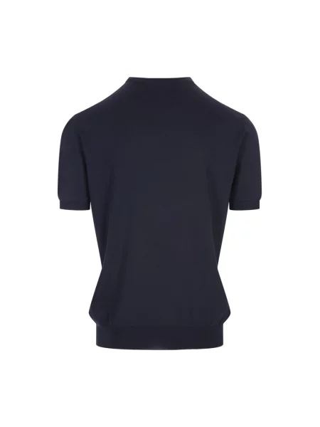 Dzianinowy sweter Kiton niebieski