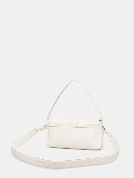 Torebka crossbody Armani Exchange w jednolitym kolorze biała