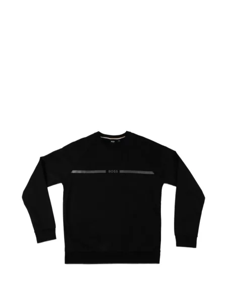Hanorac crewneck Boss negru