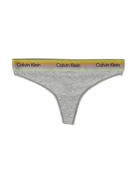 Stringi Calvin Klein z logo szare