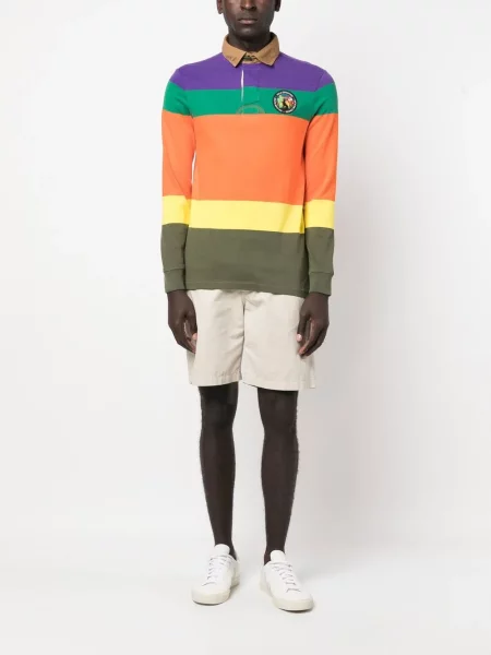 Cămașă Polo Ralph Lauren în carouri cu imagine roz
