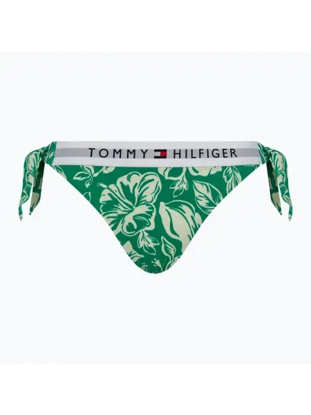 Retro bikiny Tommy Hilfiger s potlačou s tropickým vzorom zelená
