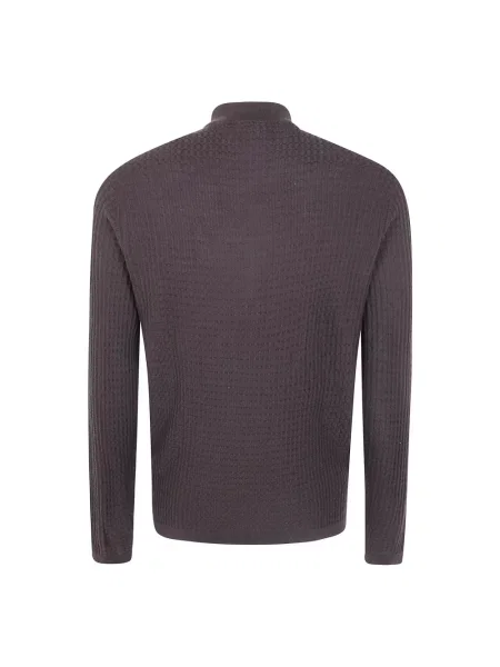 Kardigan Emporio Armani brązowy