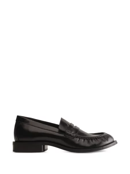 Pantofi loafer Phileo cu volane negru