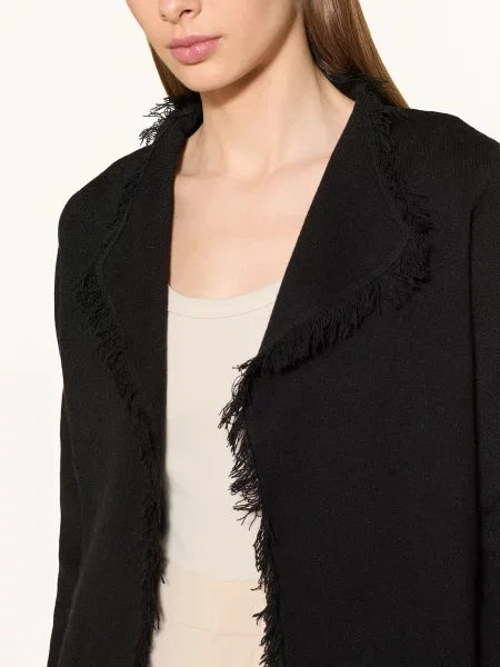 Cartoon Kardigan schwarz czarny