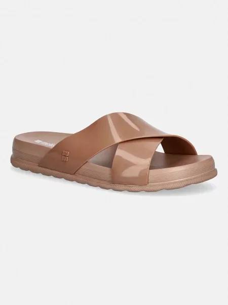 Natikači Melissa MELISSA COZY SLIDE II AD rjava