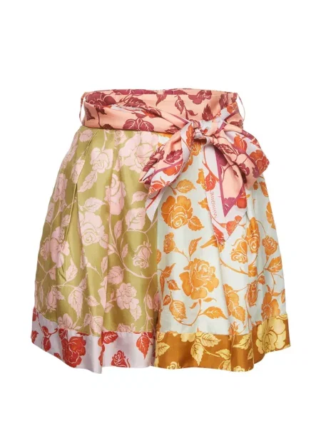 Pantaloni scurți Zimmermann cu model floral cu imagine roz