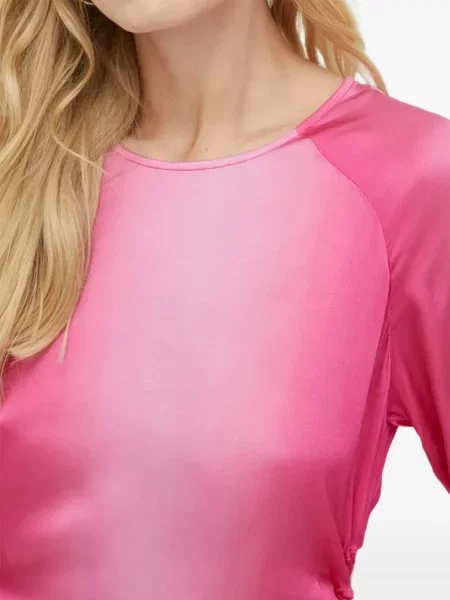 Rochie maxi Herskind până la genunchi de costum roz
