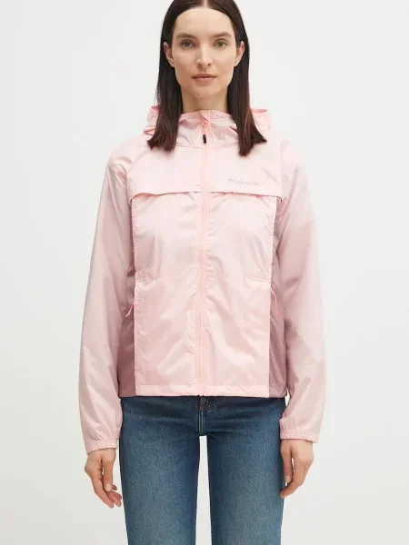 Columbia kurtka outdoorowa Crested Canyon Windbreaker różowy