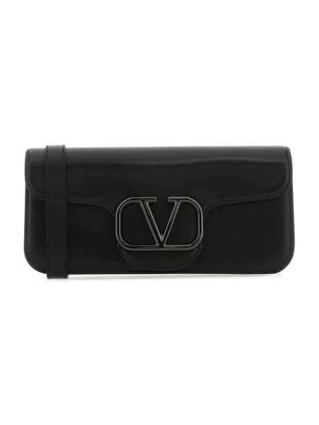 Torba crossbody Valentino Garavani skórzana czarna