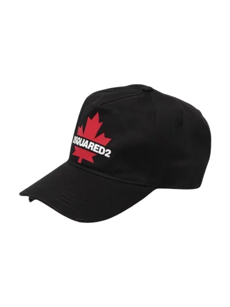 Czapka z daszkiem Dsquared2 czarna