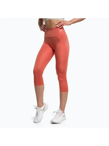Pantaloni Gymshark portocaliu