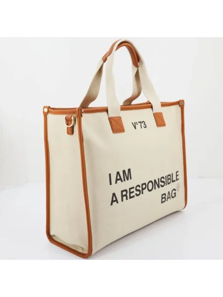 Shopperka V73 biznesowa beżowa