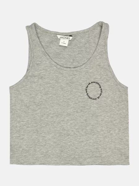 Monki Топ сірий