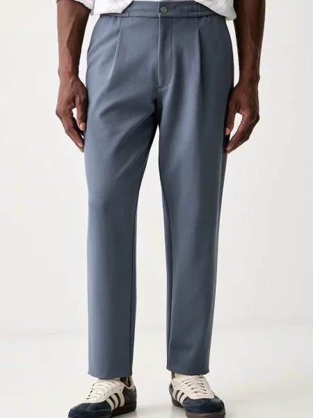 Calvin Klein pantaloni pentru bărbați cu vâscoză albastru