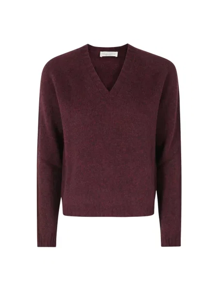 Sweter Roberto Collina czerwony