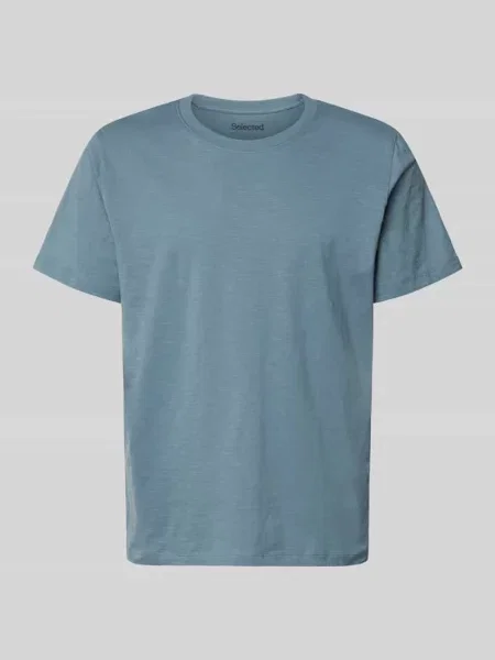 T-shirt z czystej bawełny o kroju regular fit model HASPEN' Selected Homme