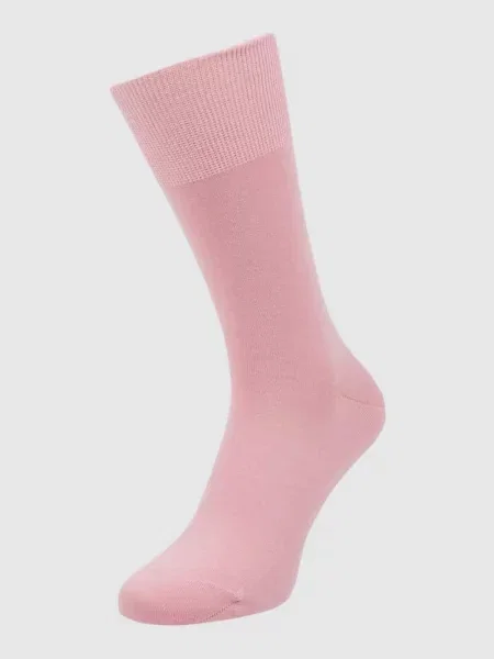 Skarpety z mieszanki żywej wełny model ‘Airport Sock’ Falke różowe