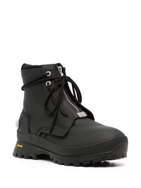 Cizme scurte C2h4 din piele negru