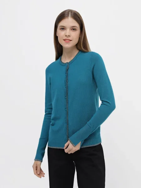 Кардиган Piazza Italia віскоза/поліестер синій