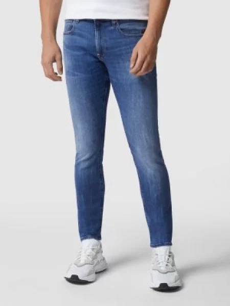 Jeansy o kroju slim fit w 5 kieszeni model REVEND' G-star Raw niebieskie