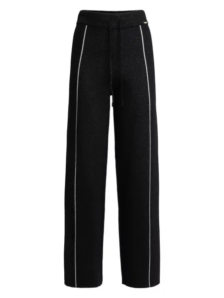 Influencer Pantaloni amestecat negru