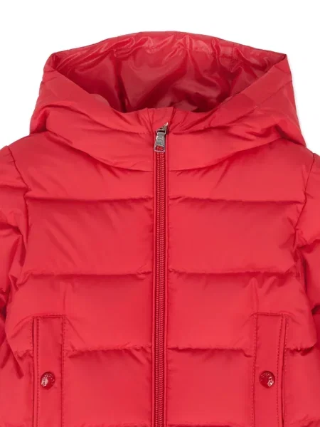 Kurtka dziecięca Moncler Enfant czerwona
