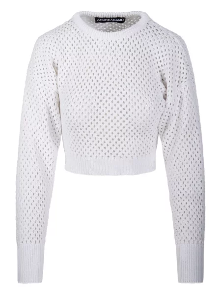 Sweter Andreadamo biały