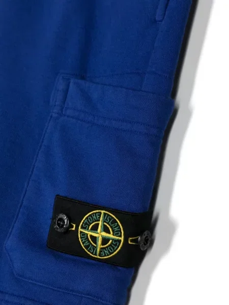 Szorty cargo dziecięce Stone Island niebieskie
