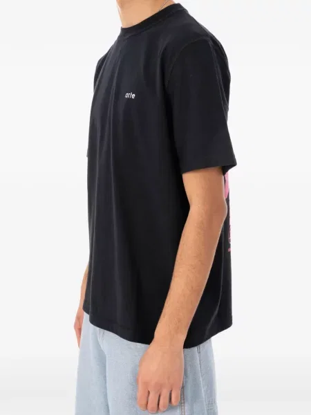 Tricou Arte Antwerp cu broderie negru