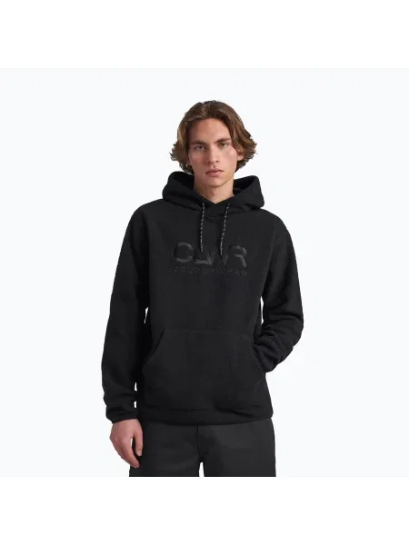 Hanorac pentru bărbați Colourwear Teddy Hood black negru