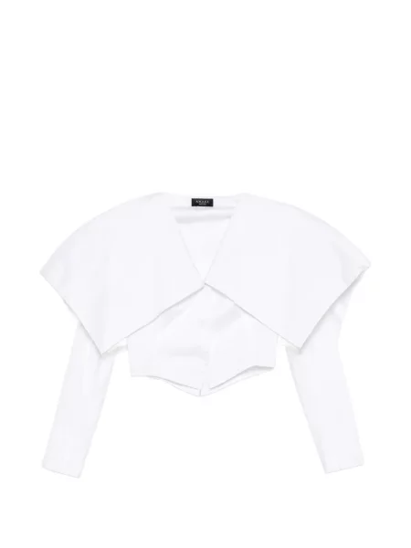 Kurtka A.w.a.k.e. Mode z dekoltem w serek biała