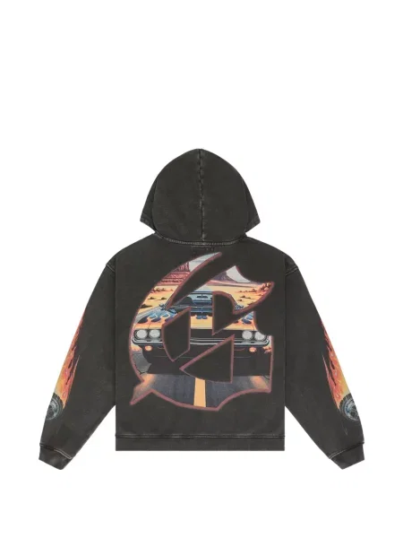 Τρέξιμο hoodie Godspeed με σχέδιο μαύρο