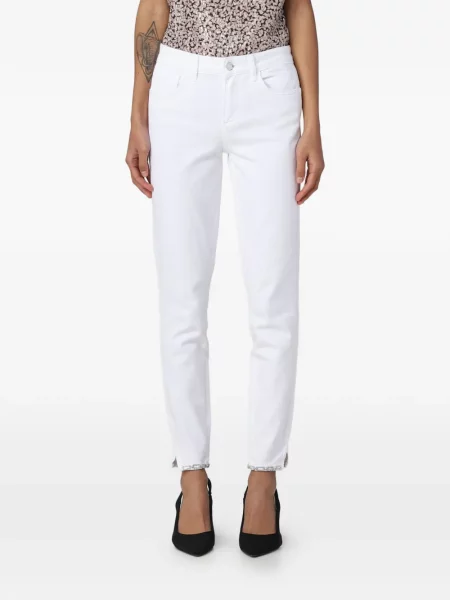 Proste jeansy Liu Jo białe